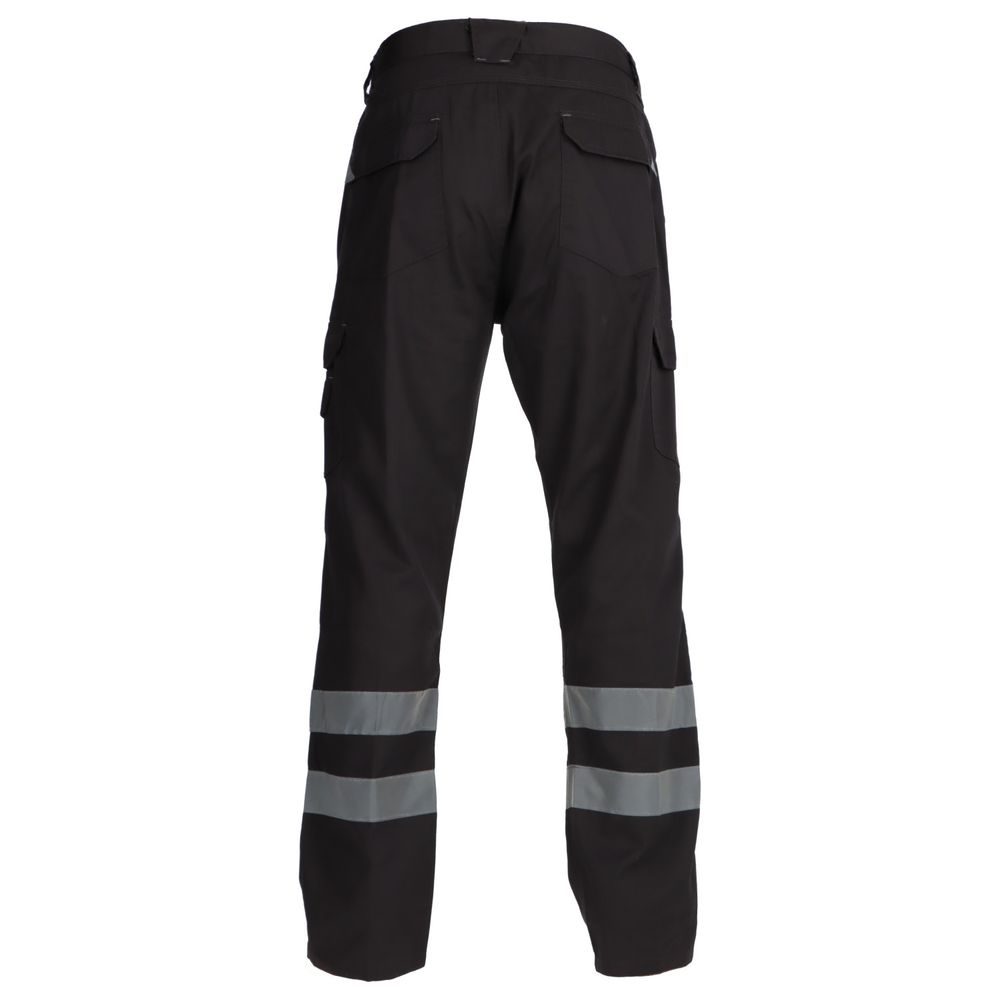 PANTALÓN CARGO GABARDINA CON CINTA REFLECTANTE