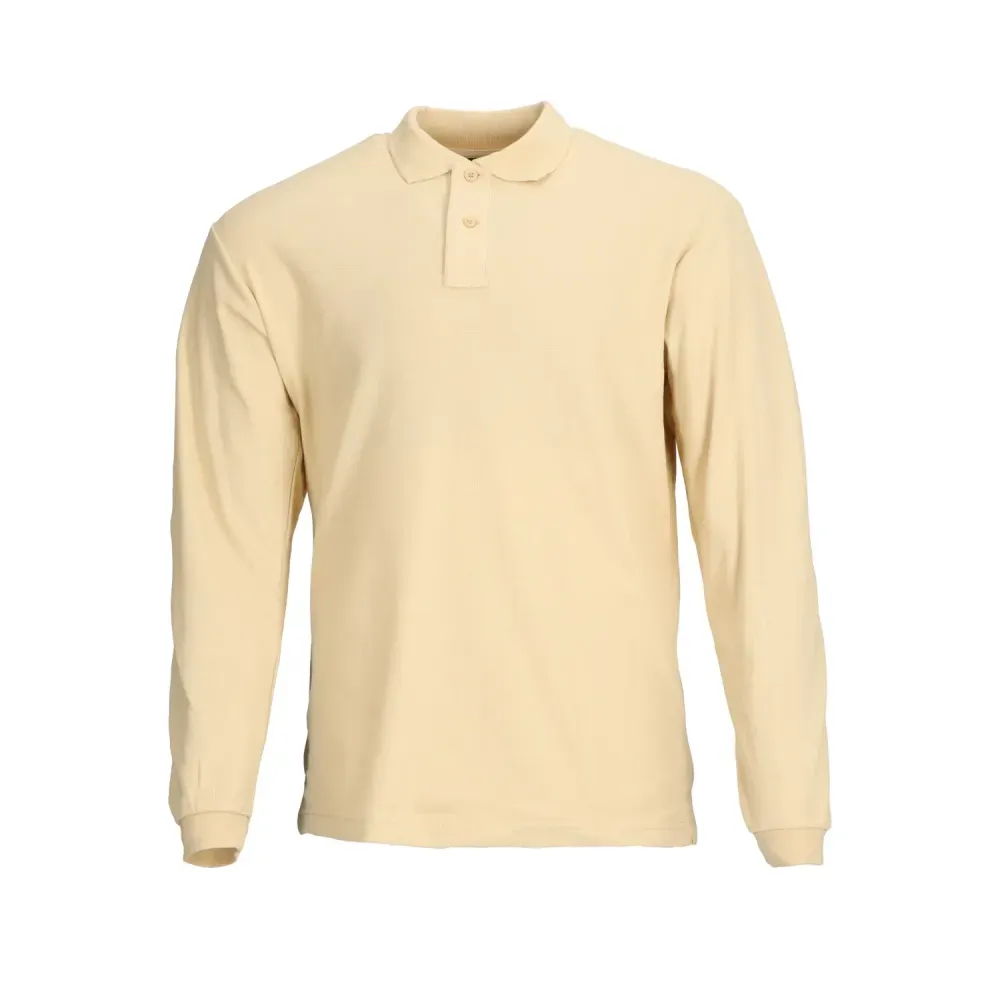 POLERA PIQUE HOMBRE M/L 80/20