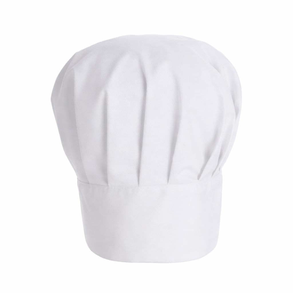 Gorro De Chef O Cocina Blanco Tipo Champiñon Frances